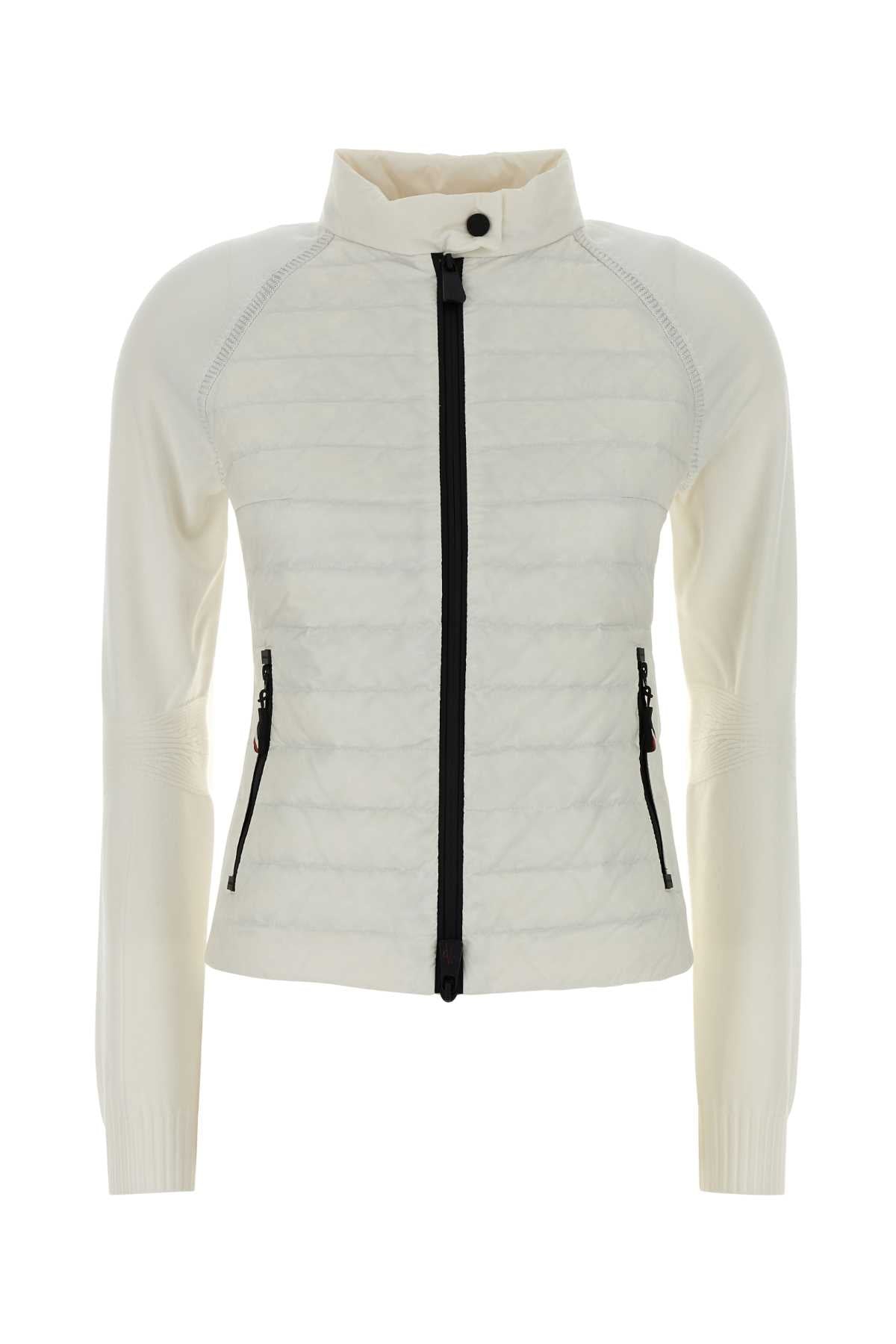 White Knit Cardigan 034 Maglieria