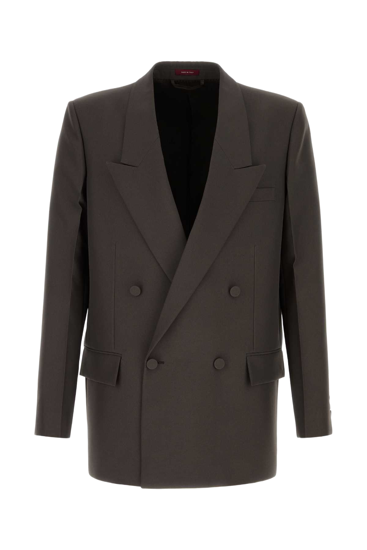 Chocolate Panama Blazer Brown Giacche E Gilet