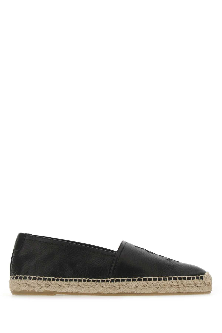 Saint Laurent Exterior: 100% Calf espadrille in black