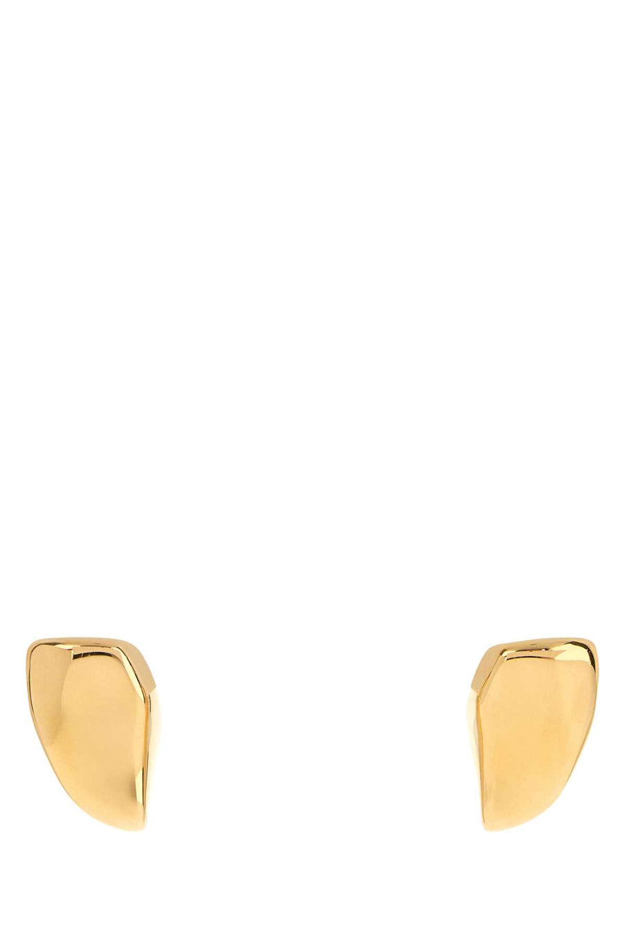Gold Silver Small Prisma Earrings Silveryellowgold Orecchini