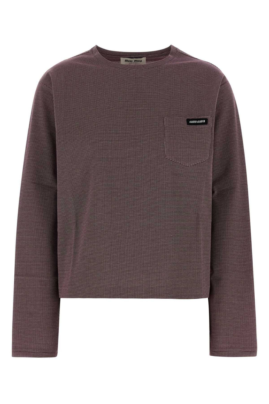 Miu Miu 100% Cotton t-shirt in brown