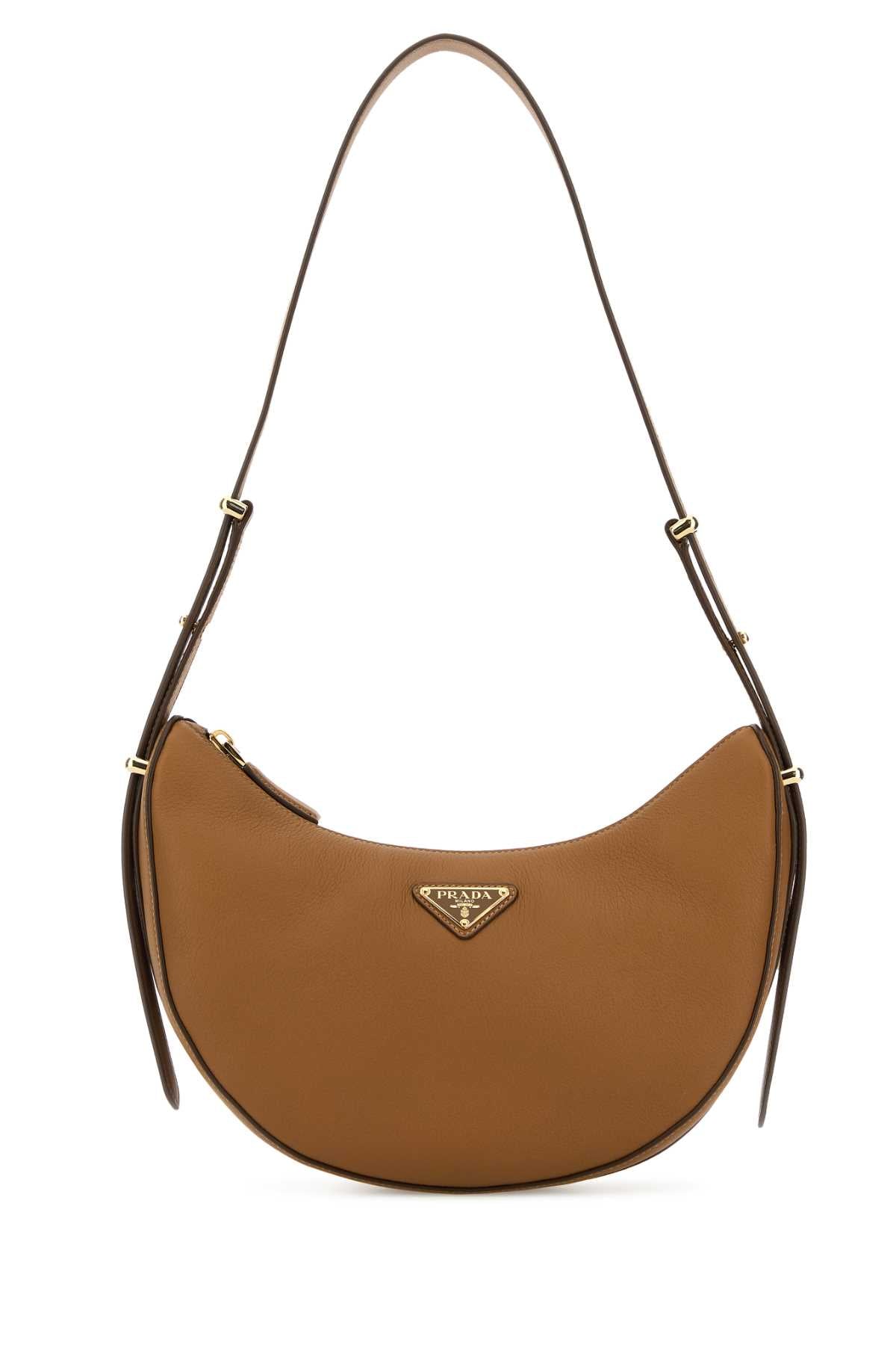 Camel Leather Shoulder Bag Caramel 0 Borse A Mano