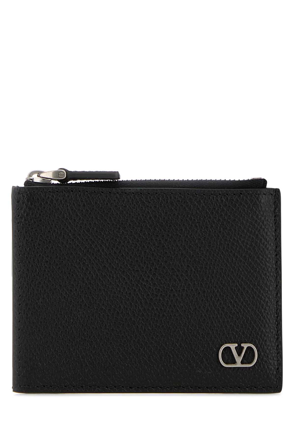 8y2p0ap8uag 0no Nero Calf Leather - Bos Taurus Portafogli
