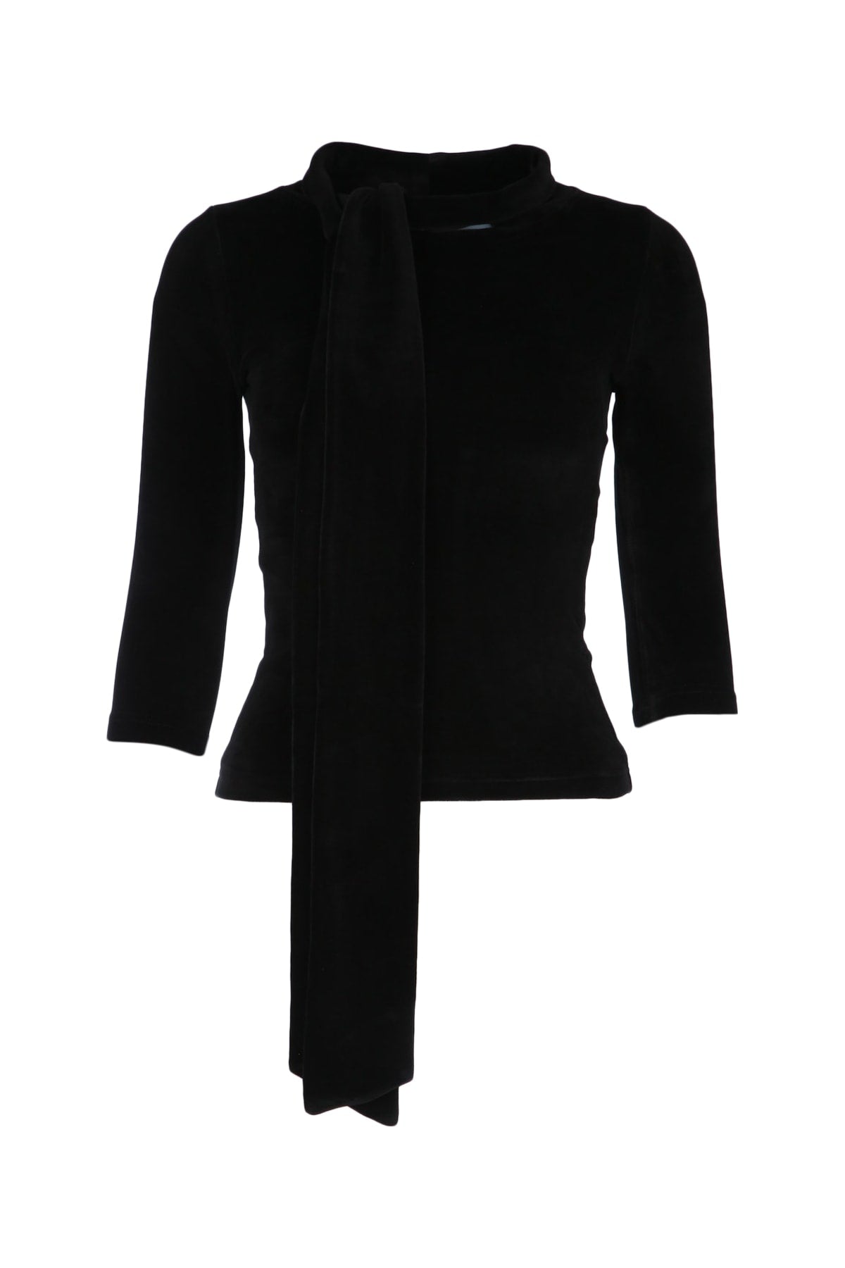 Scarf Turtleneck Black Maglieria