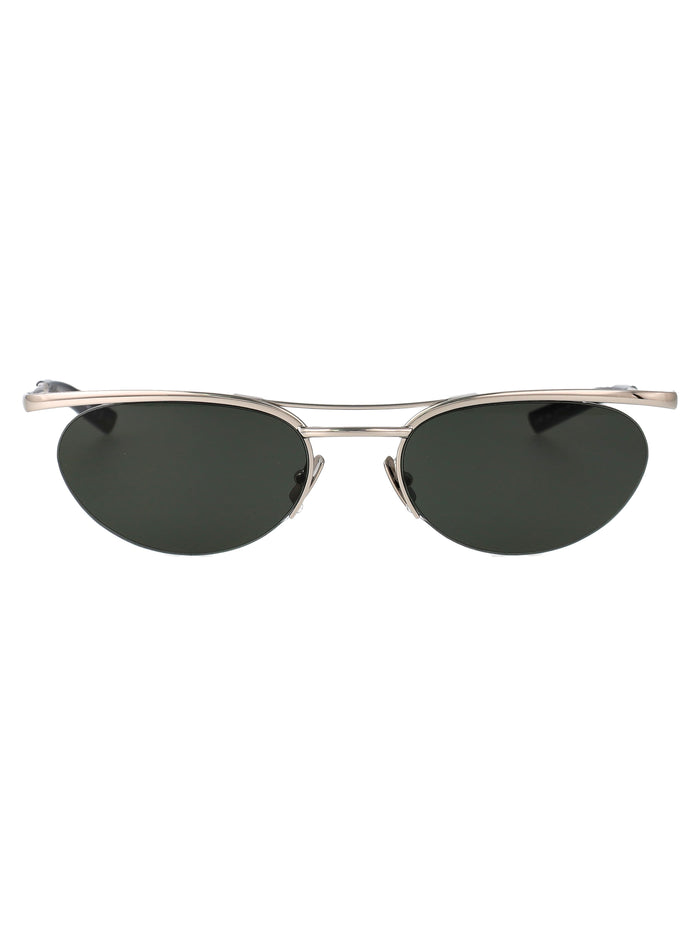 Sl 862 Silver-silver-grey Metal Sunglasses
