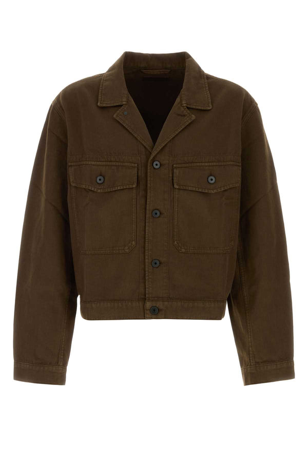 Lemaire Jacket 100% Cotton jacket in brown
