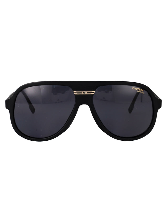 C Sport 07-S I46 Matte Black Gold Acetate Sunglasses