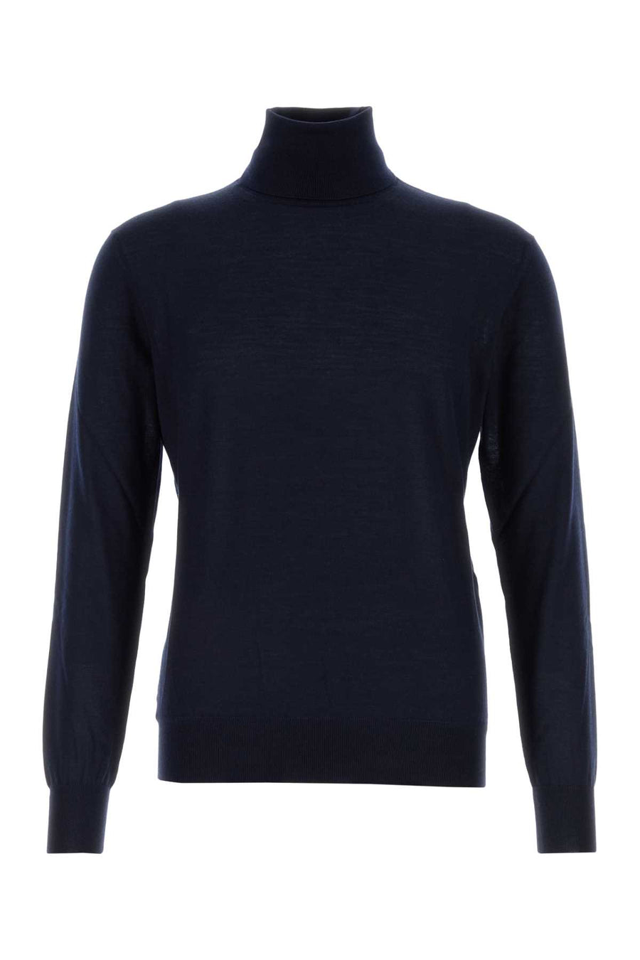 Saint Laurent Roule 35% Cashmere 25% Wool 30% Silk sweater in navy