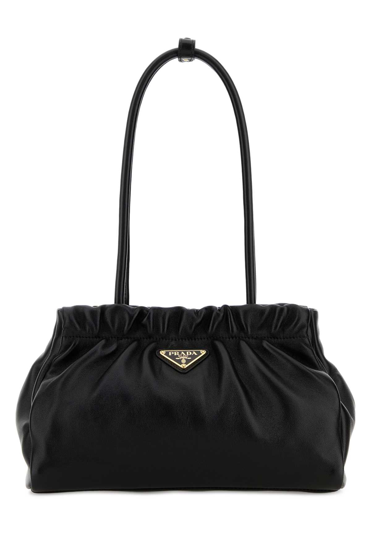 Black Nappa Leather Shoulder Bag Nero Borse A Mano
