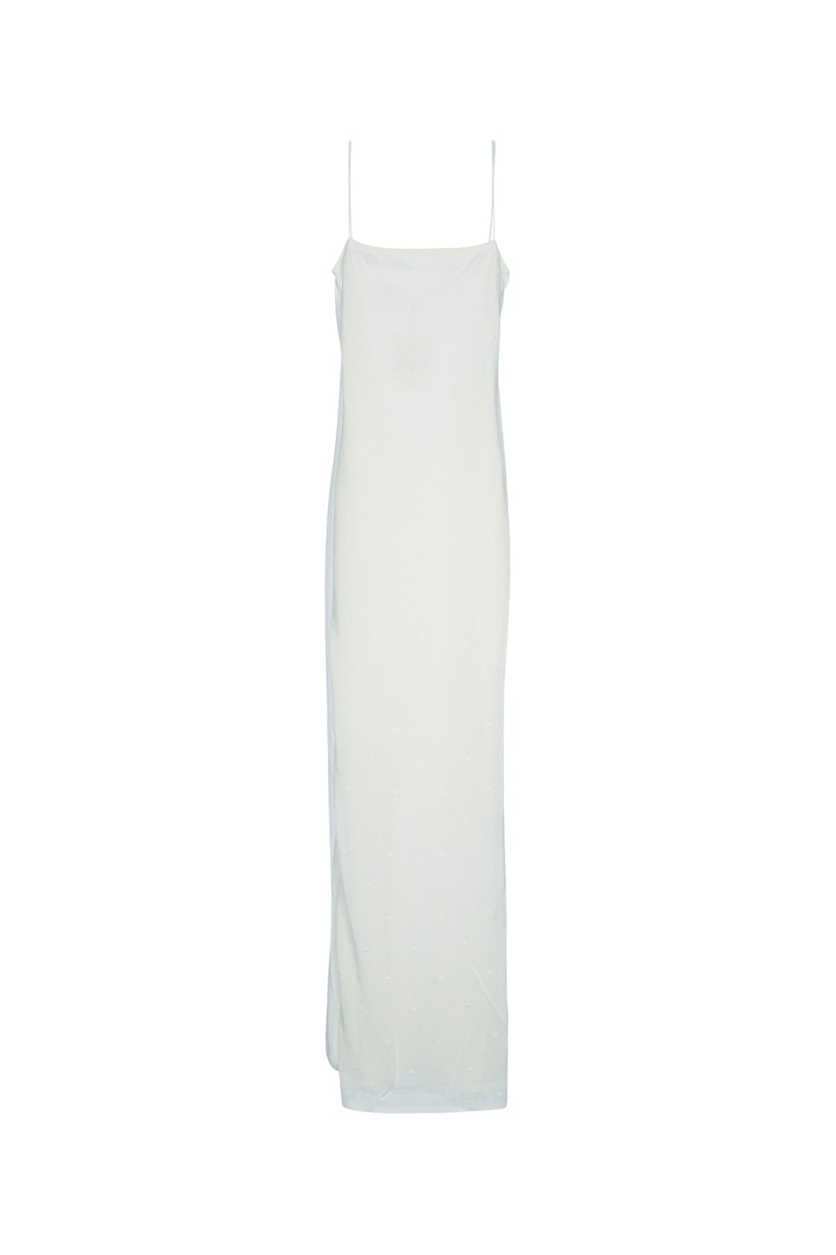 La Robe Maille Plumetis Offwhite Principal:viscose Abiti