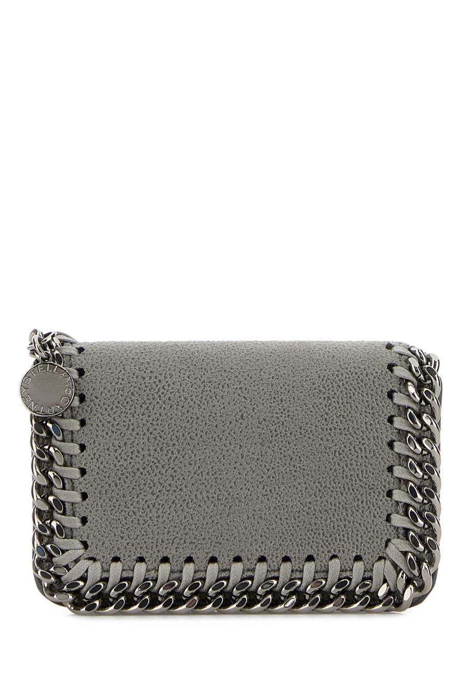 Stella McCartney 100% Polyester wallet in gray
