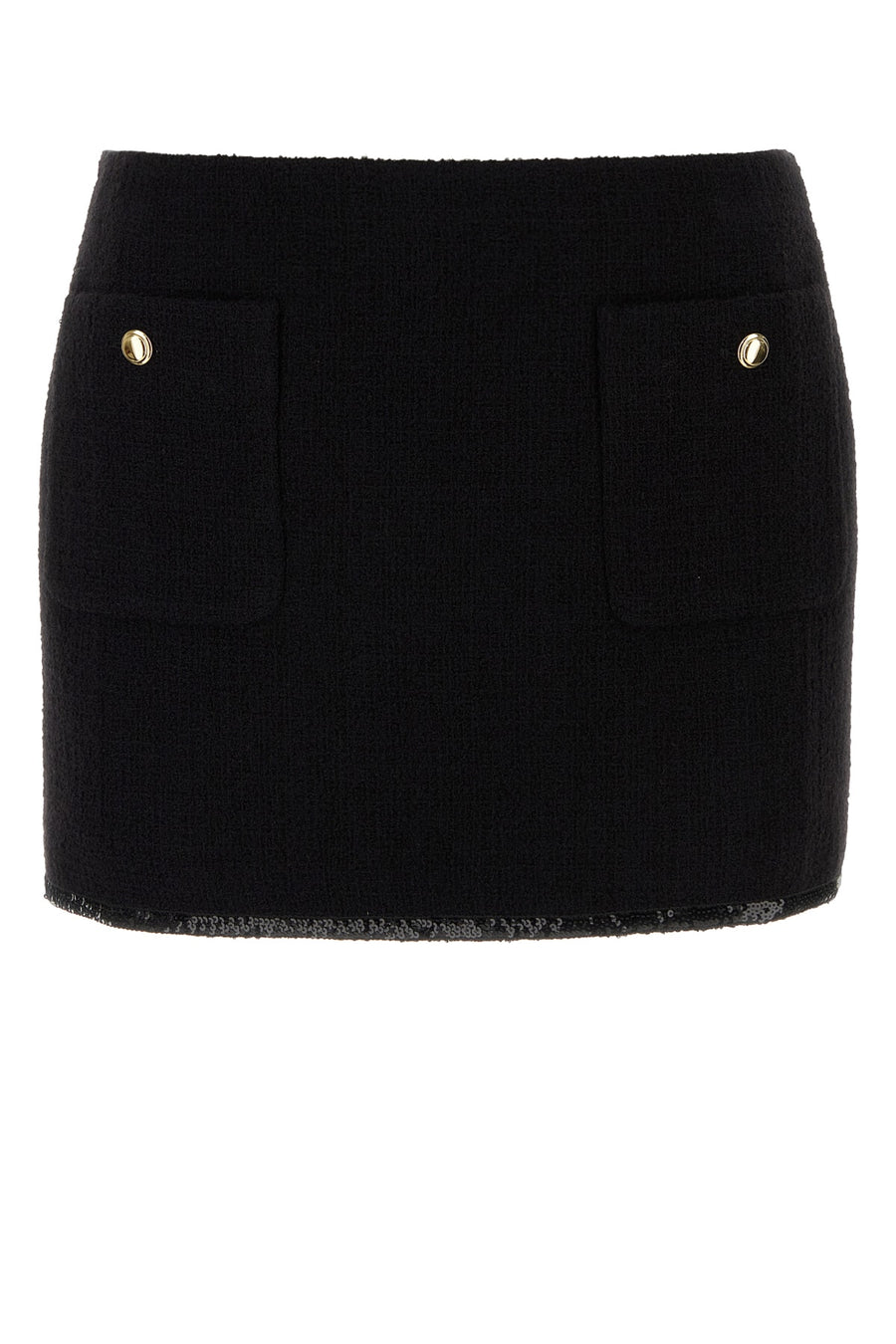 Miu Miu 96% Wool skirt in black