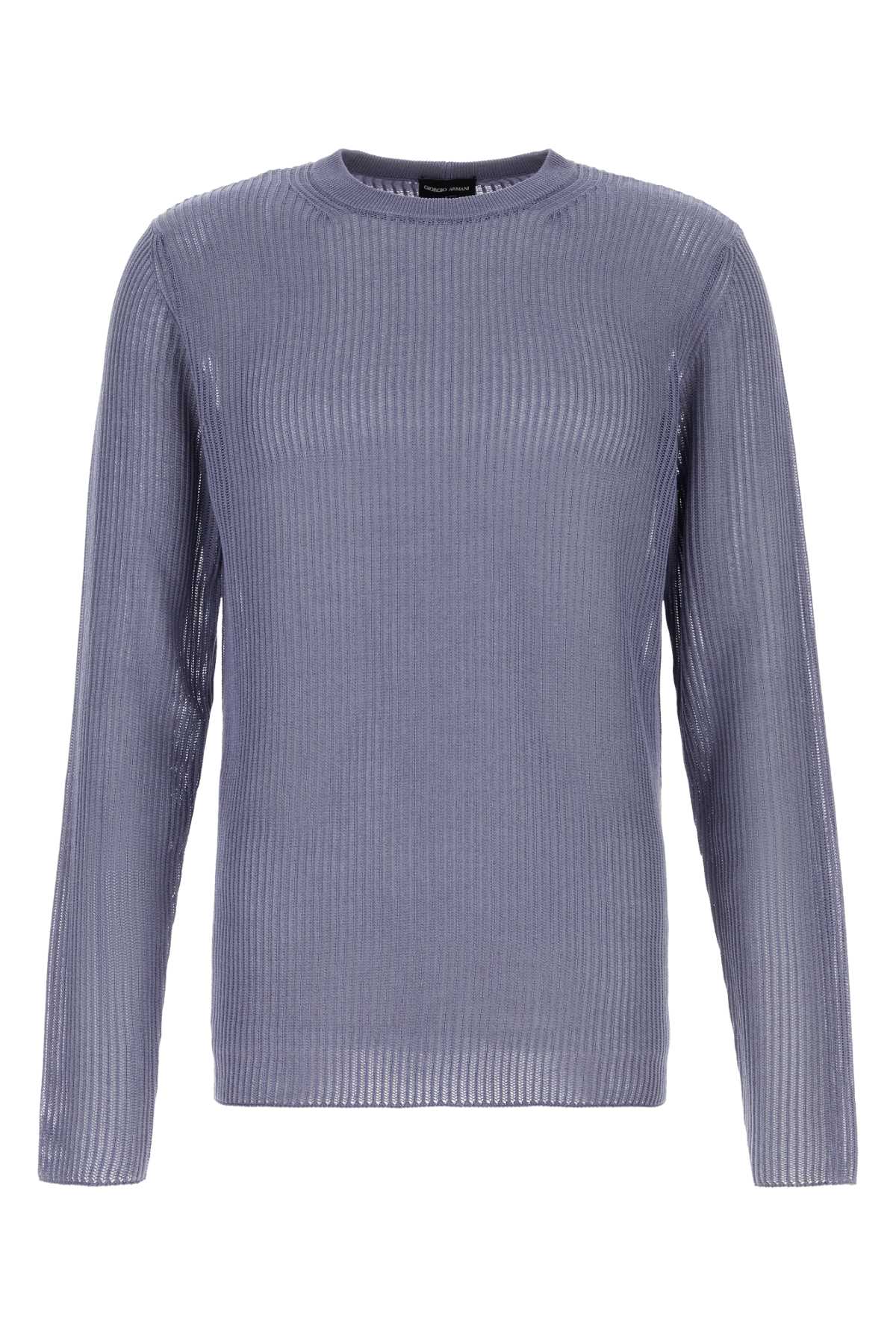 Air Force Blue Silk Blend Sweater Malva Exterior: Cotton Maglie