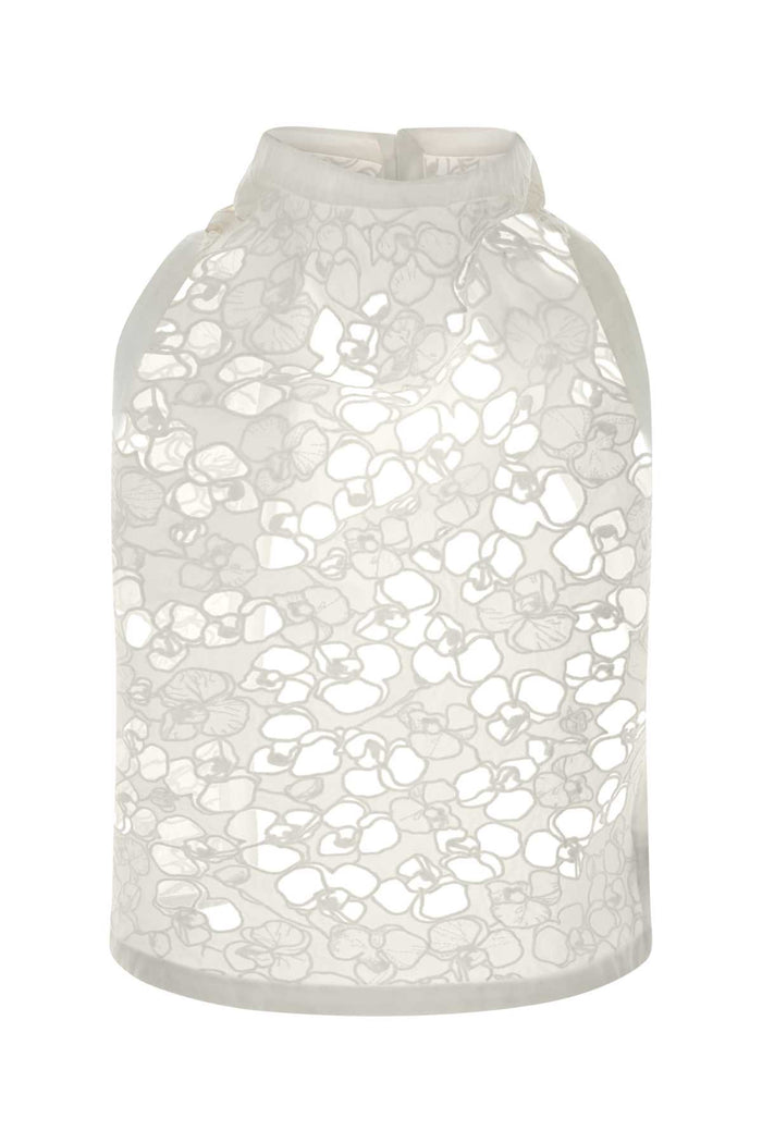 White Cotton Top Exterior: Maglie