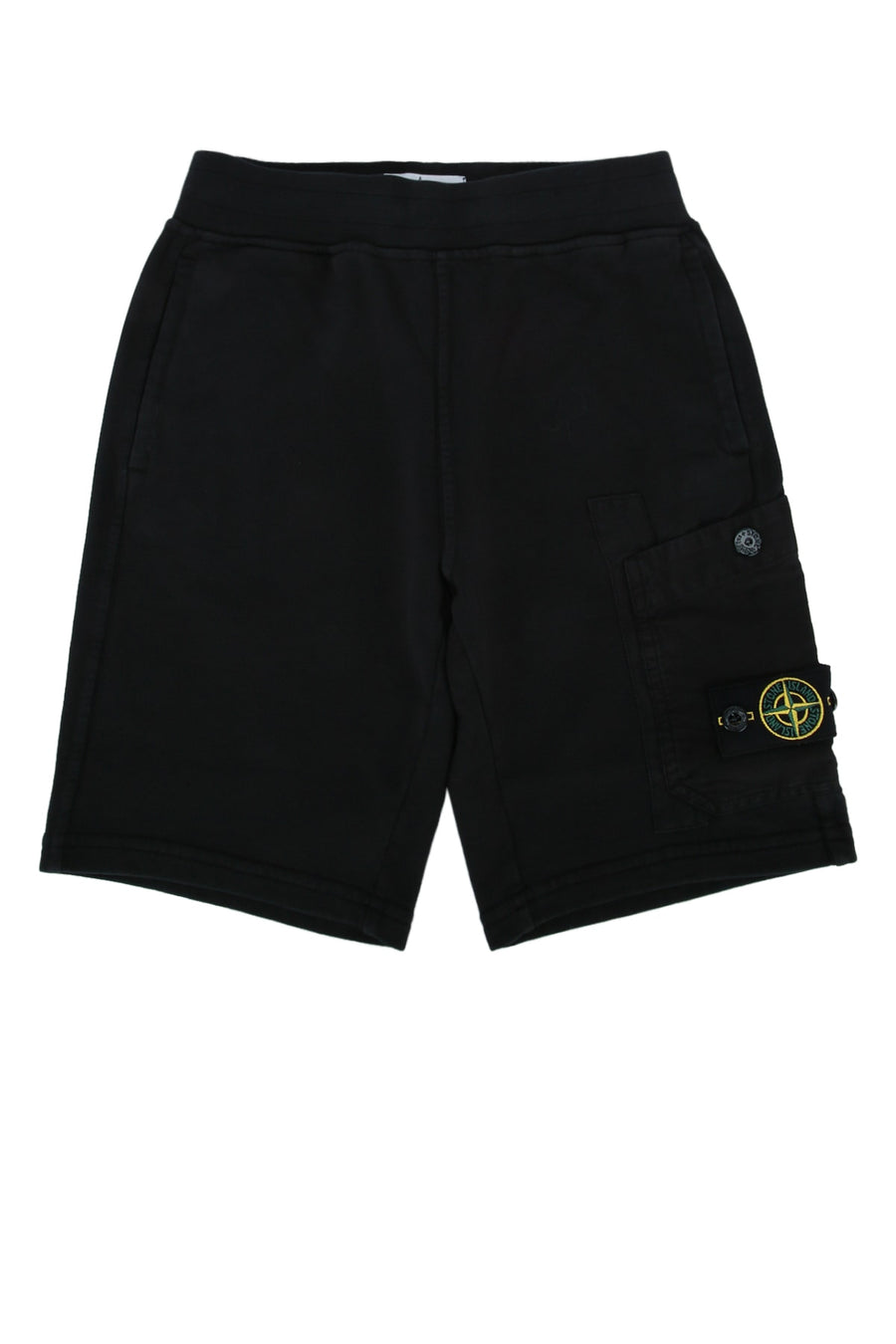 Stone Island Kids Bottoms 100% Cotton shorts in black