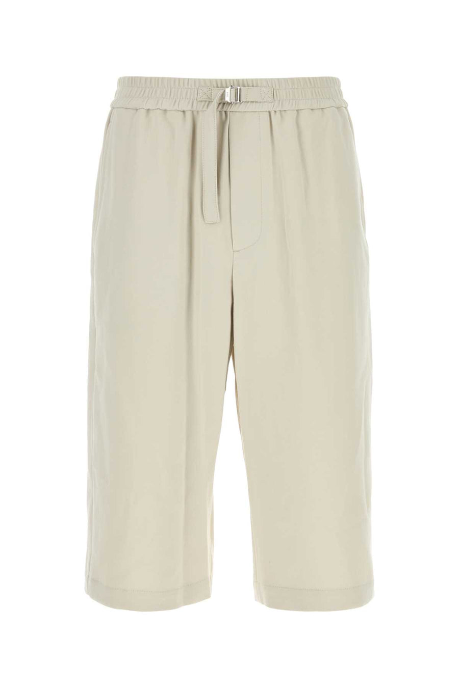 AMI Paris Shorts 100% Cotton bermuda shorts in beige
