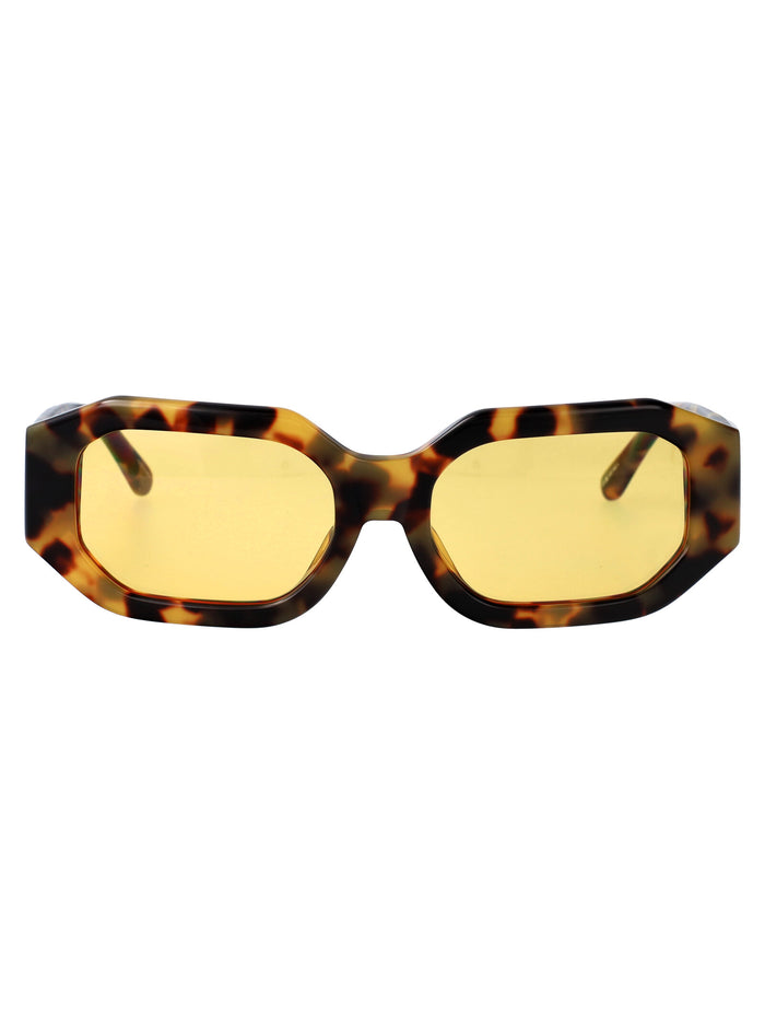 Blake T-shell/silver/yellow Acetate Sunglasses