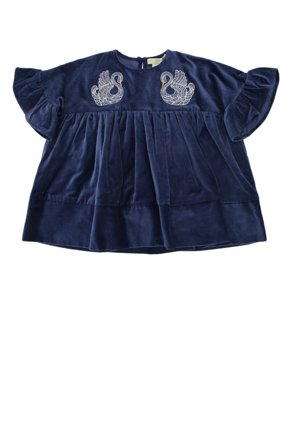 Stella Mccartney Kids Dress 100% Cotton dress in navy