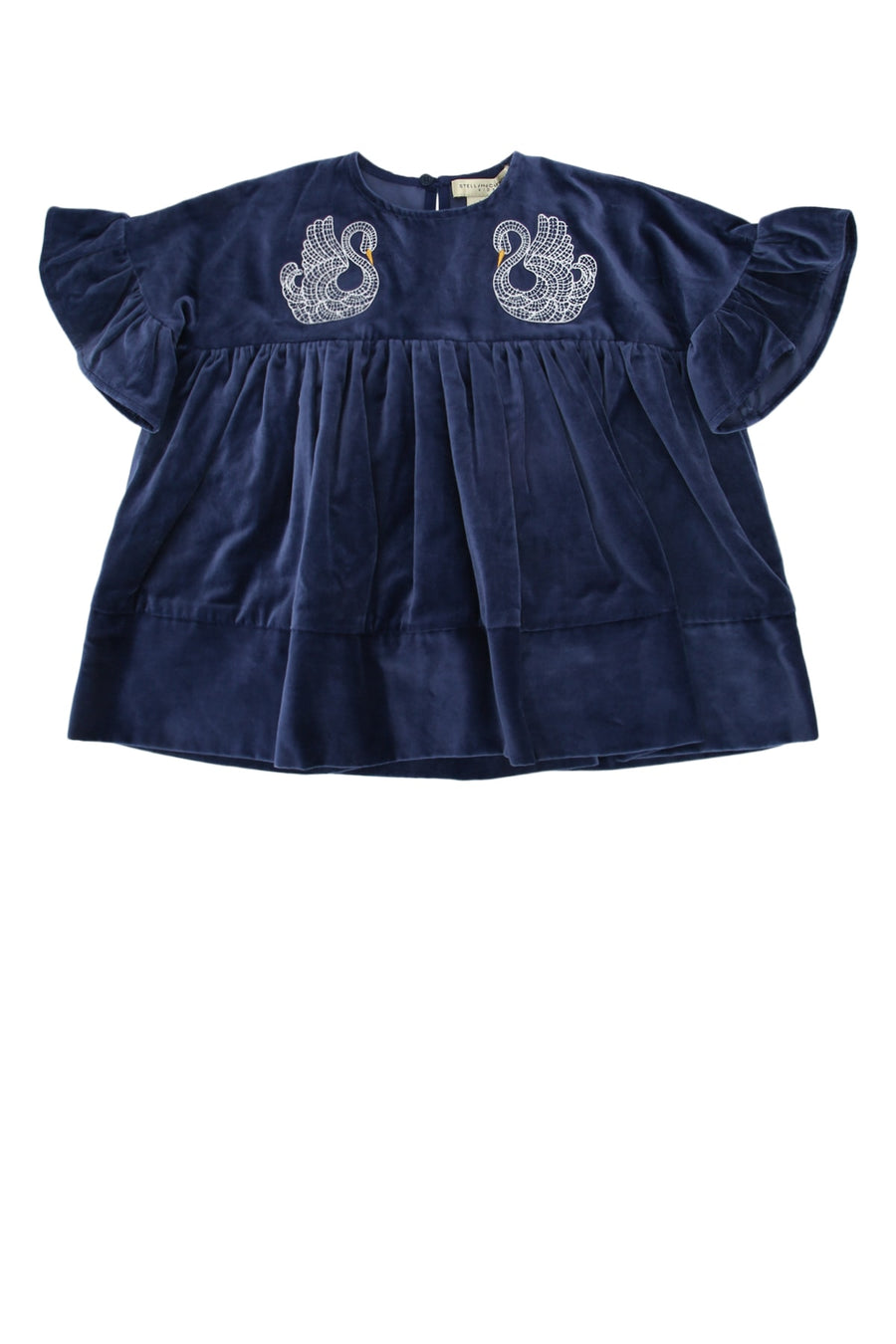 Stella Mccartney Kids Dress 100% Cotton dress in navy
