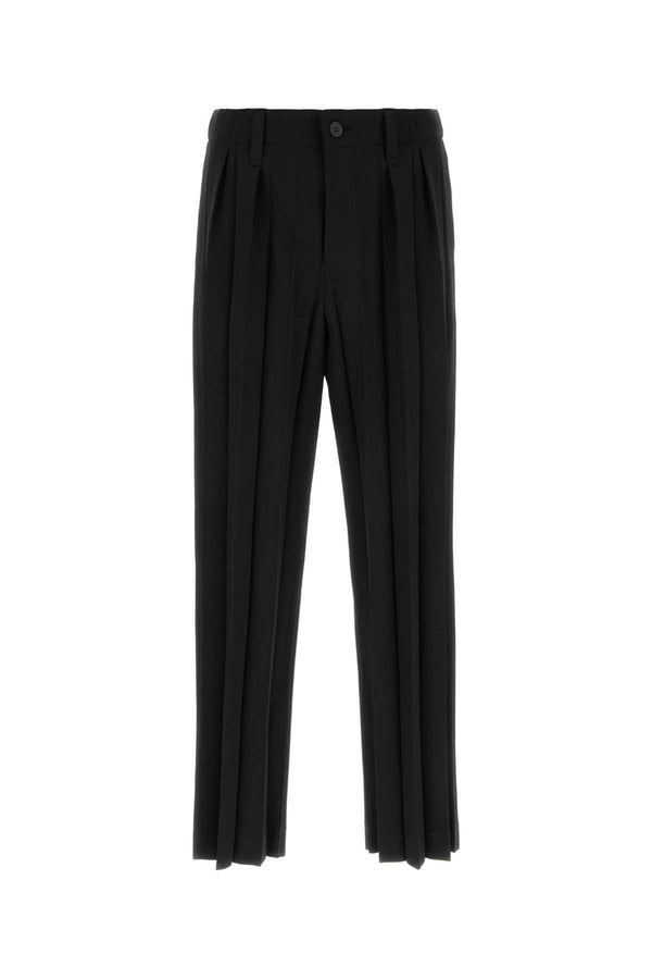 Homme Plisse' Issey Miyake Ensemble 100% Polyester trousers in black