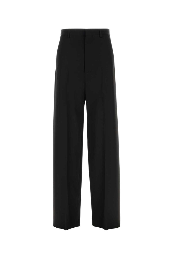 Balenciaga Tailored 100% Wool trousers in black