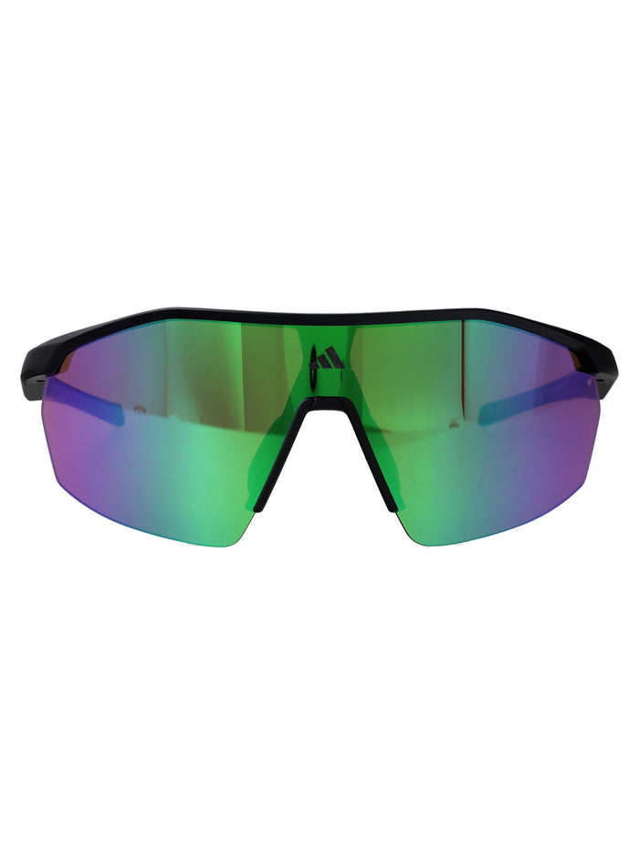 Sp0115 Nero Opaco / Verde Specchiato Injected Sunglasses