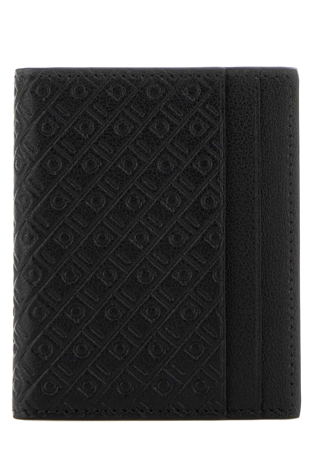 Black Leather Card Holder Nero Exterior: Portafogli