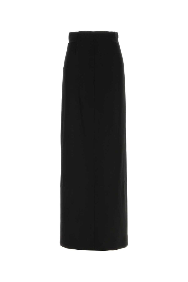 Black Exterior: Viirgn Wool Pantaloni
