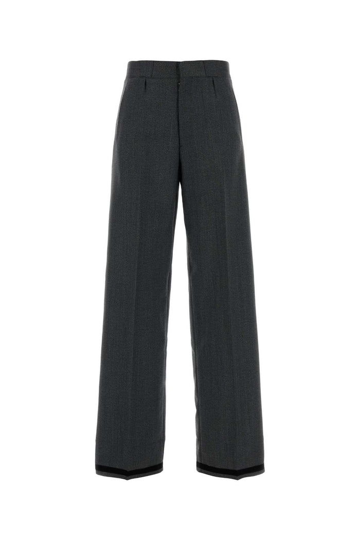 Pants Anthracite Exterior: Wool Polyester Pantaloni