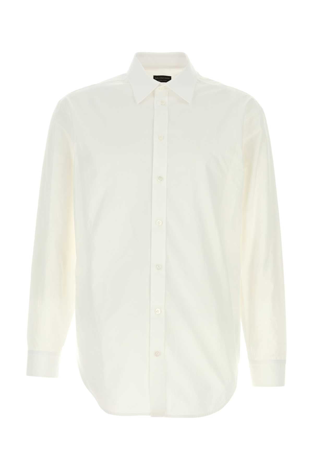 White Poplin Shirt Exterior: Cotton Camicie