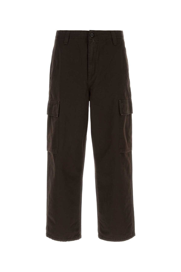 Carhartt Wip Cargo 100% Cotton 'Lenexa' Twill cargo pants in brown
