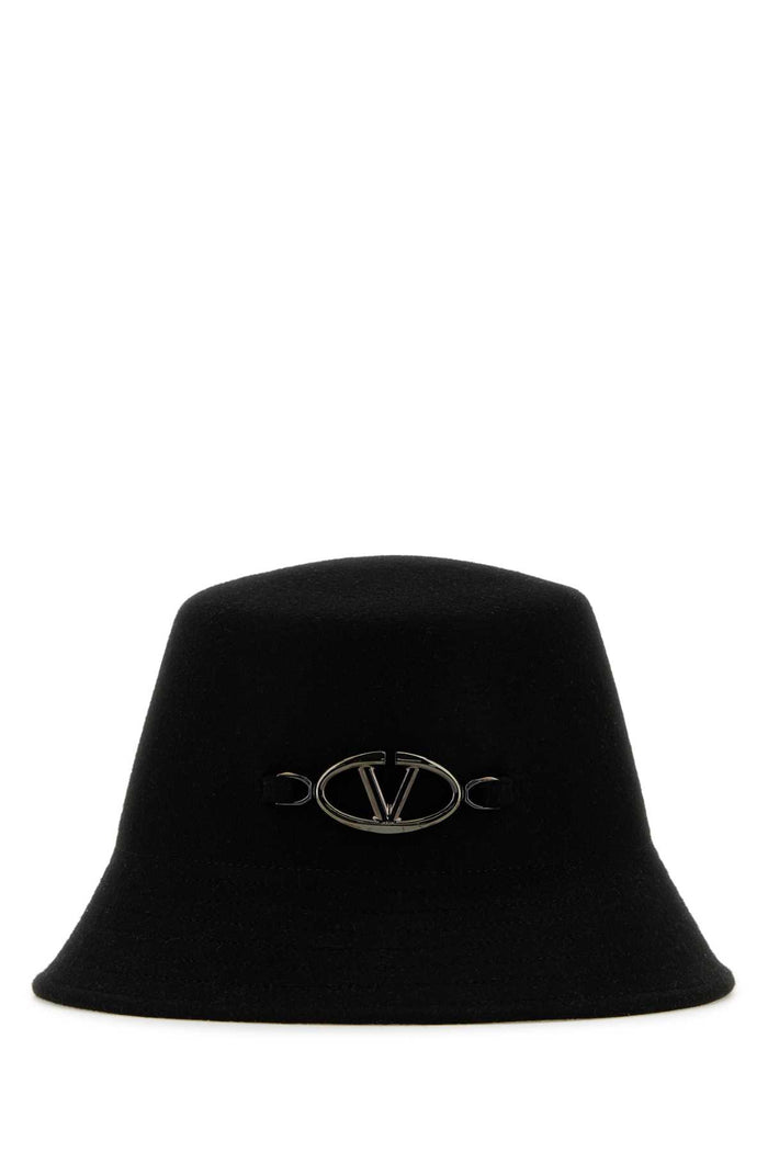Black Felt Bucket Hat Neroblackruthenio Cappelli E Fasce Per Capelli