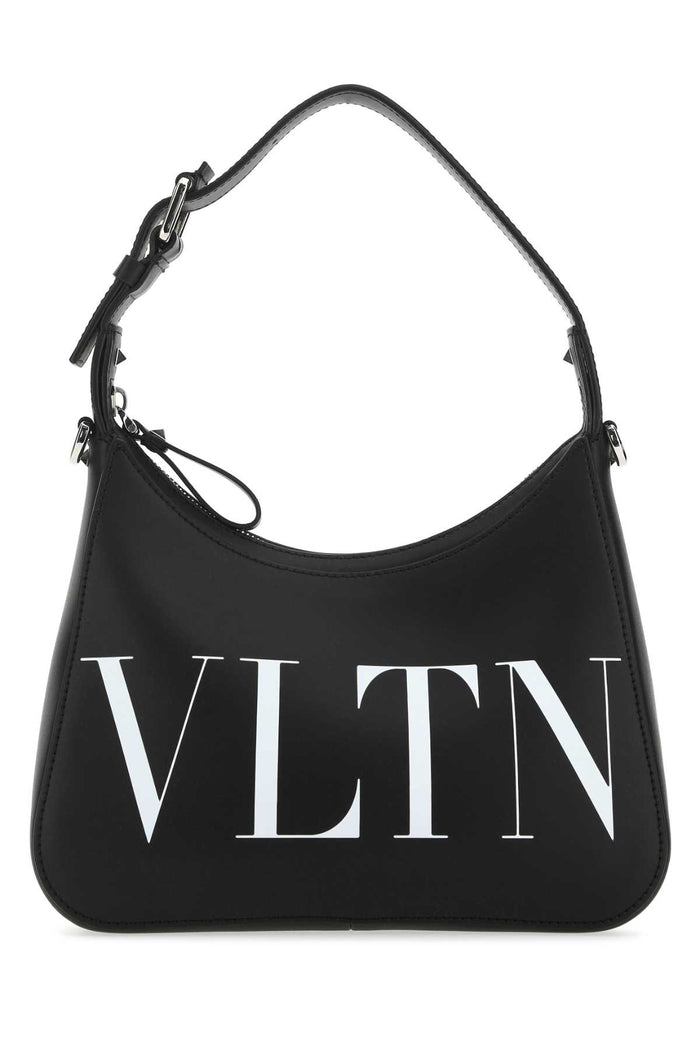 Black Leather Vltn Handbag 0ni Borse A Mano