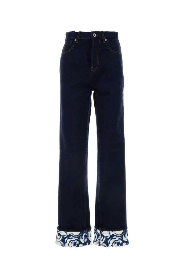 Burberry 100% Cotton jeans in navy