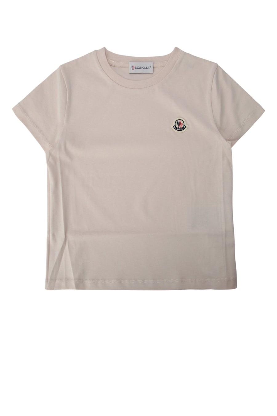 Moncler Jr 100% Cotton t-shirt in beige