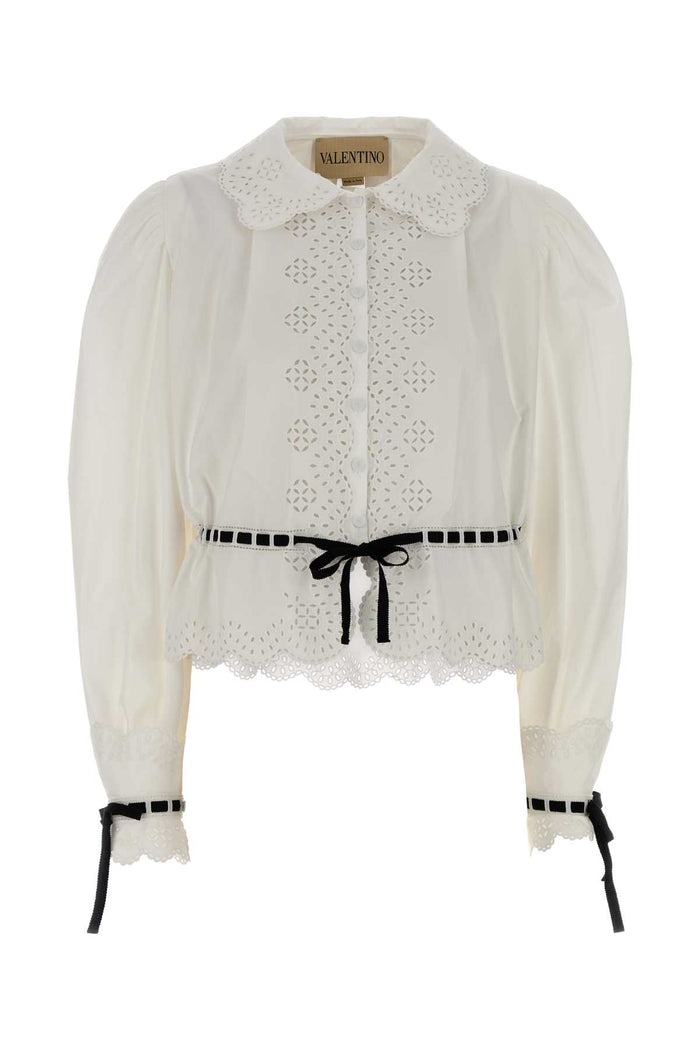 White Poplin Shirt Bianconero Exterior: Cotton Camicie