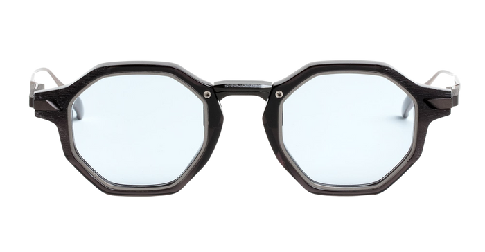Climax 04 - C2 Crystal Black Light Blue Lens Nd Acetate Sunglasses