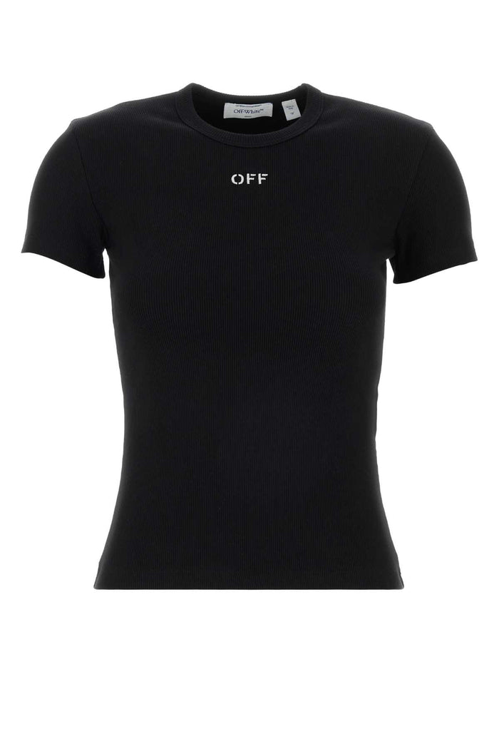 Blackwhite Exterior: Cotton Elastane T-shirt