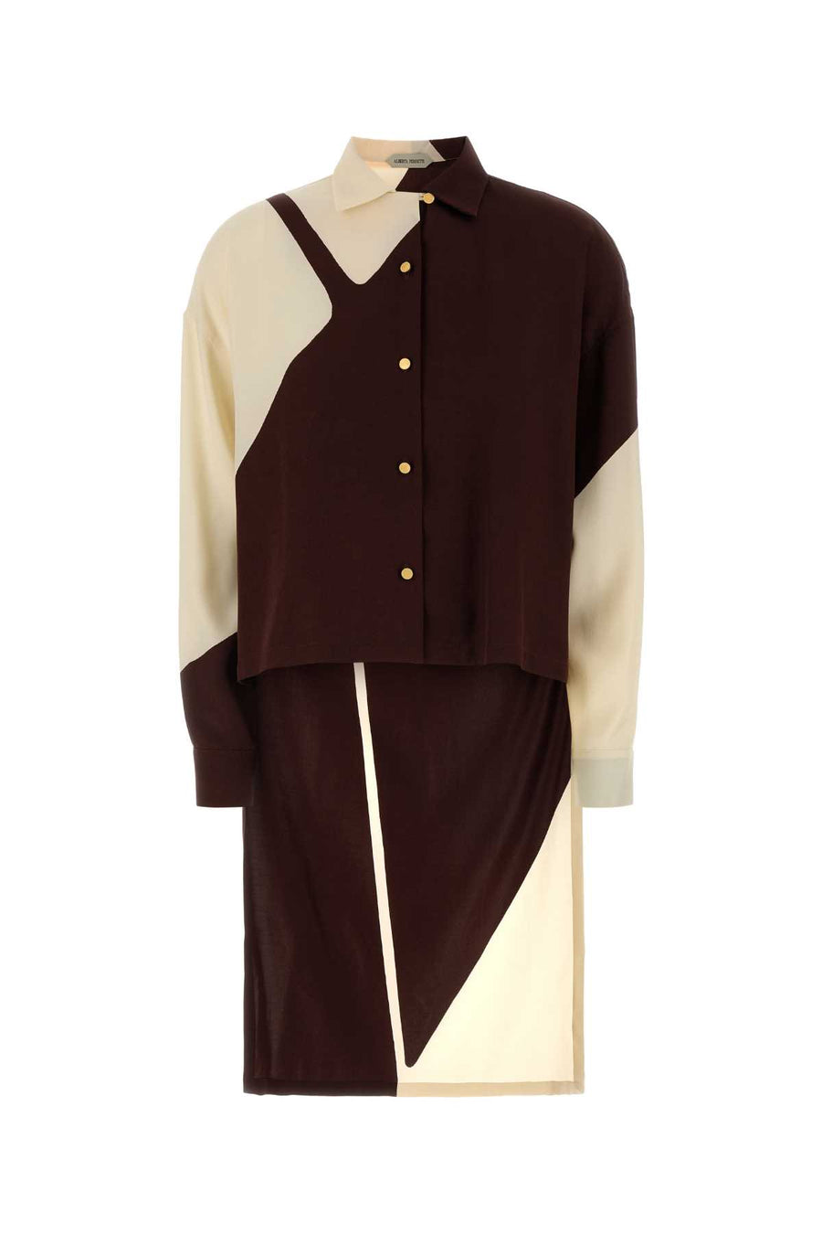 Alberta Ferretti 100% Viscose shirt in brown