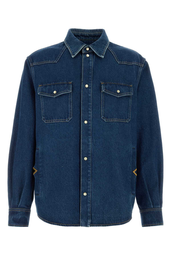 Valentino Garavani Shirt Cotton 100% shirt in blue