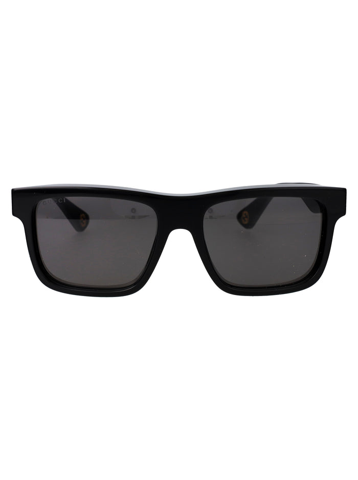 Gg1618s 001 Black Grey Acetate Sunglasses
