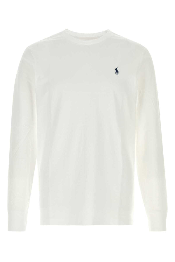 Polo Ralph Lauren Exterior: 100% Cotton t-shirt in white