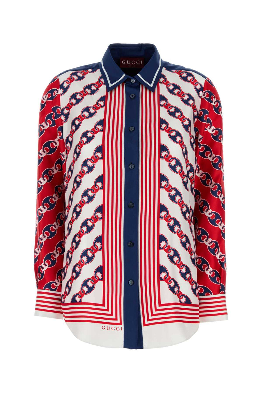 Gucci 100% Silk shirt in multicolor