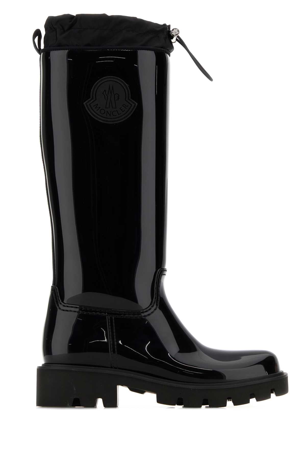 Black Rubber Kick Stream Boots 999 Upper: Pvc Stivali