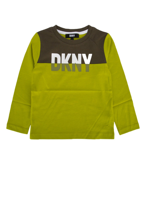 Dkny Junior 100% Cotton sweatshirt in green