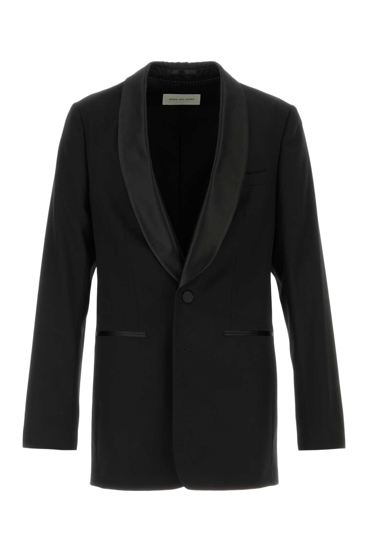 Black Wool Blend Bartux Blazer Giacche E Gilet