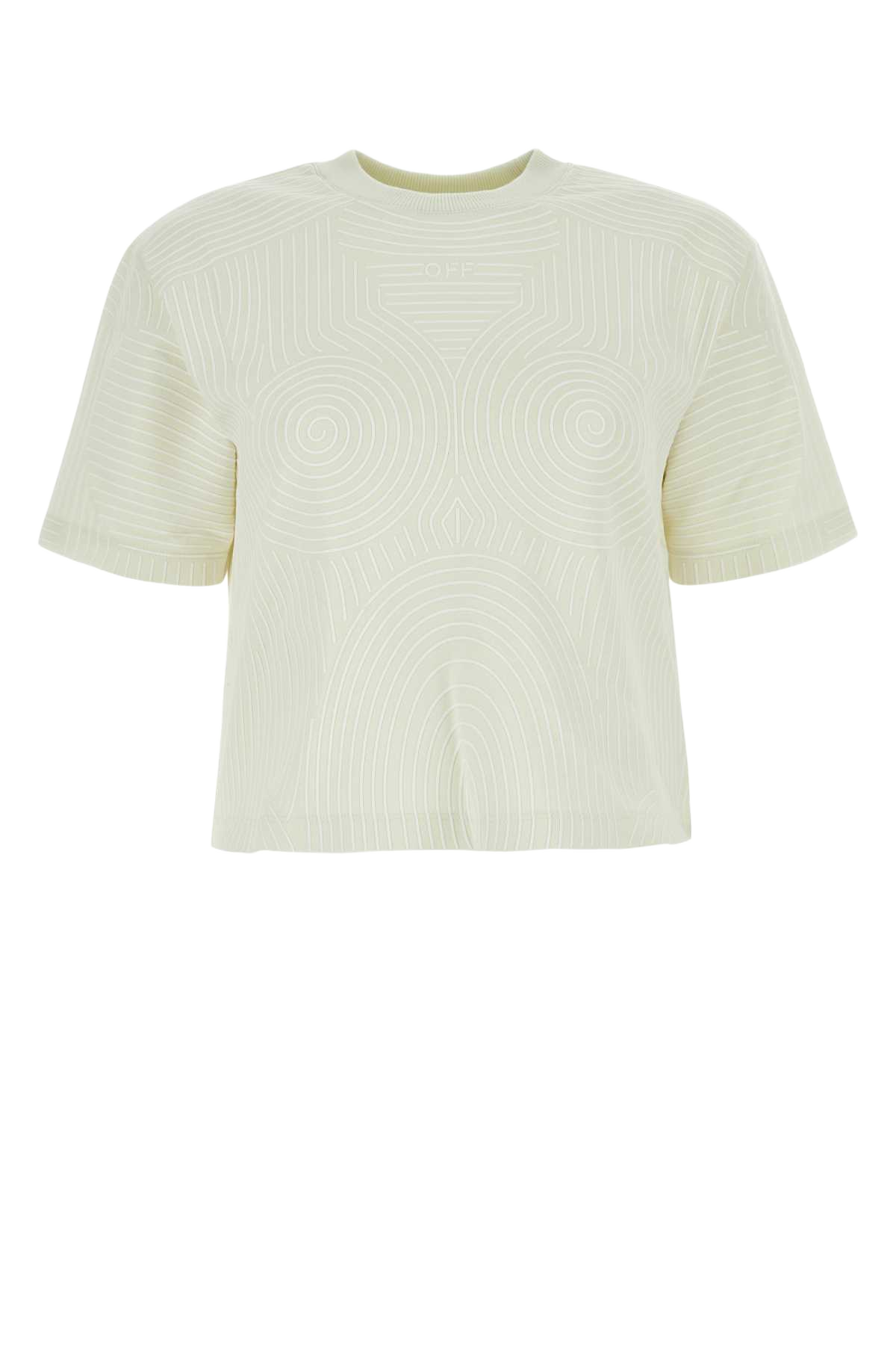 Ivory Cotton Oversize T-Shirt Whtwht Exterior
