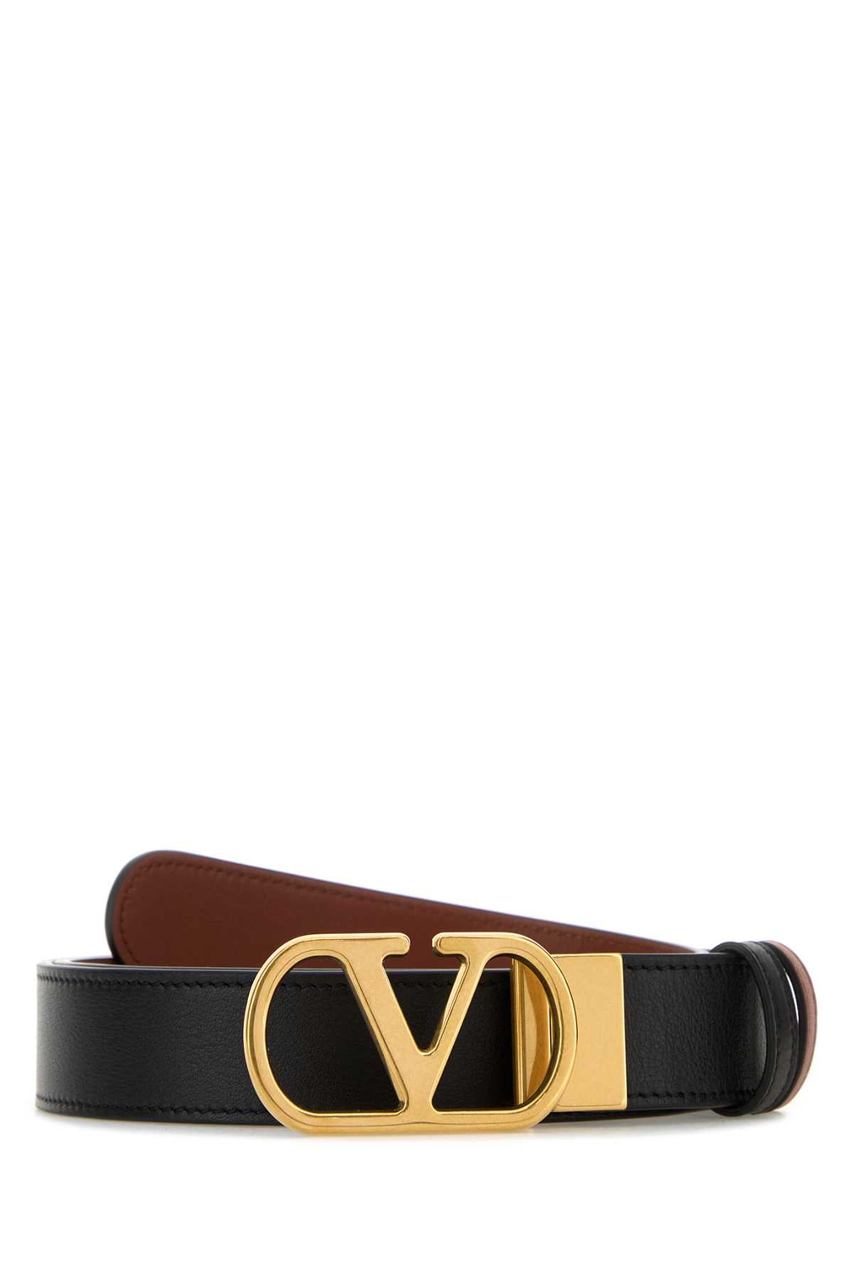8y2t0sq3iyr Drn Nerodeepcaramel Calf Leather - Bos Taurus Cinture