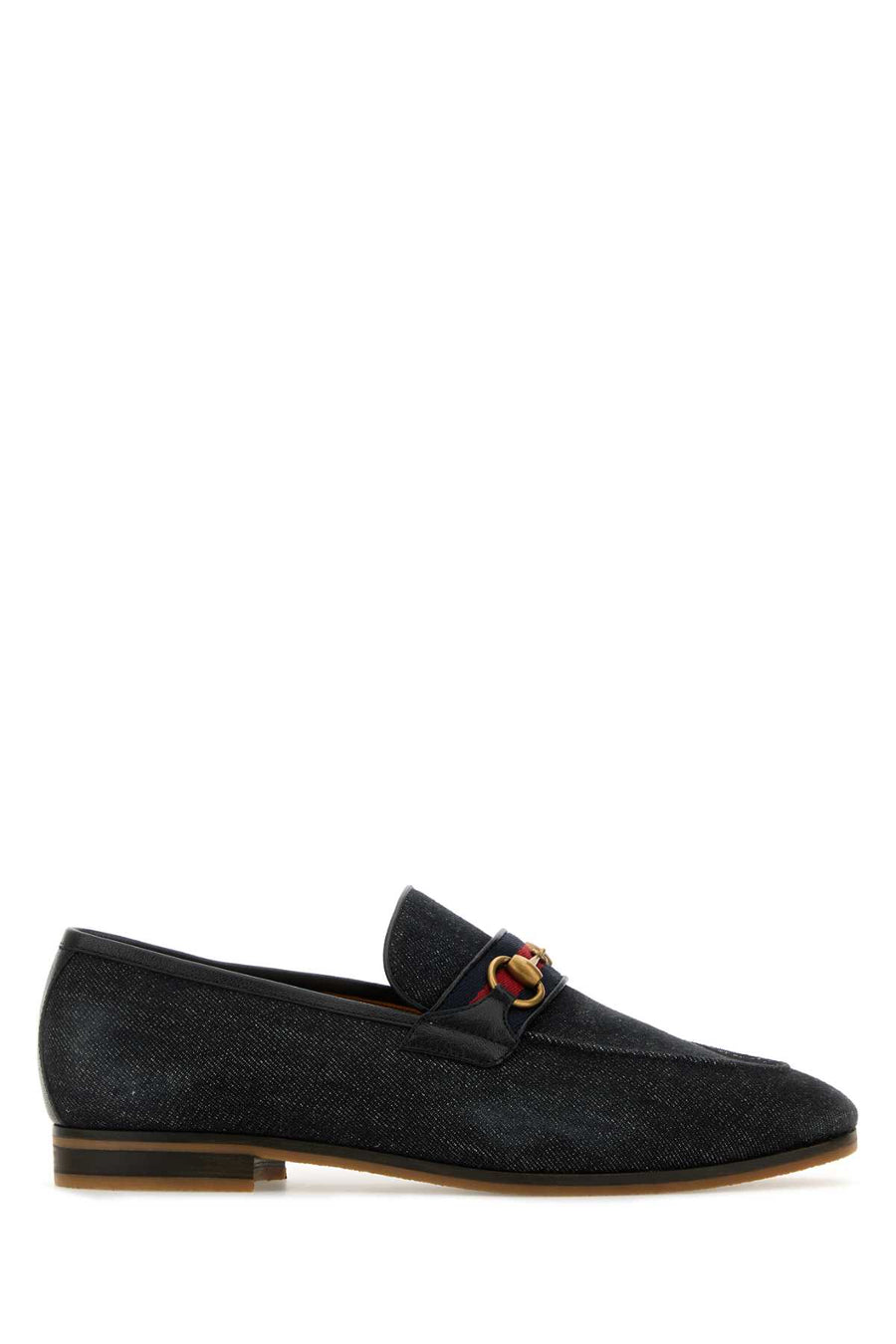 Gucci Exterior: 100% Fabric (Denim) loafer in black