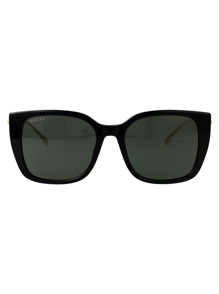 Gg1971sa Black-gold-grey Recycled Acetate Sunglasses